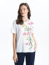 LC Waikiki Crew Neck Floral Women's T-Shirt